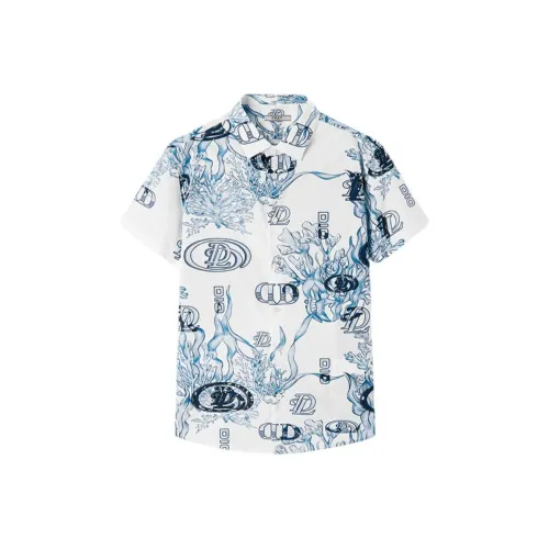 DILLO Белая унисекс рубашка