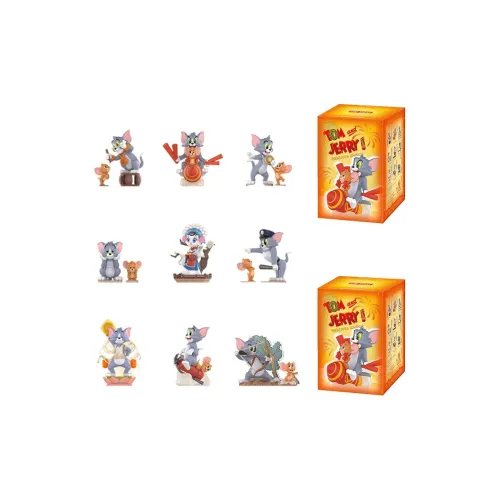 POP MART Коллаборация Edition Том и Джерри Starry Encounter Collection Фигурка Слепые коробки Один Blind Коробка Целая коробка 9 шт
