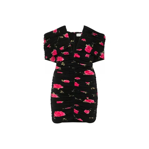 MAGDA BUTRYM Короткое платье с короткими рукавами женское черное