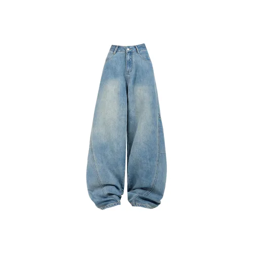 BRN NZDG 508 Винтажные синие женские джинсы