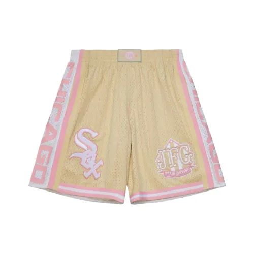 Mitchell Ness x Joe Freshgoods Mitchell Ness x Joe Freshgoods Повседневные шорты Мужской Крем