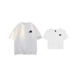 Белый, свободный покрой + белый, укороченный