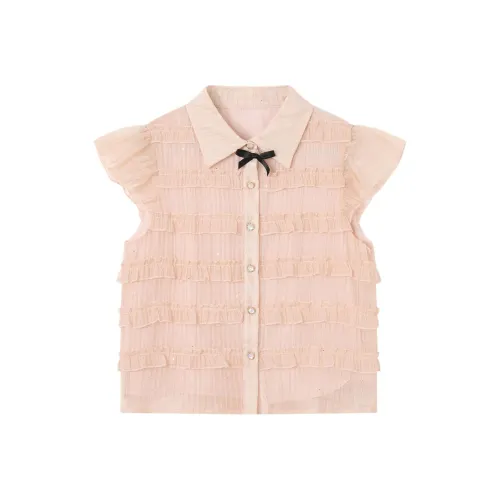 Fish Rabbits Шифон Рубашка Женские