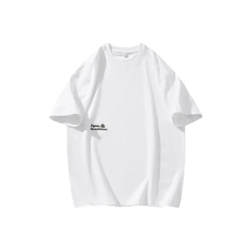 YOUSEKOO Белая унисекс футболка