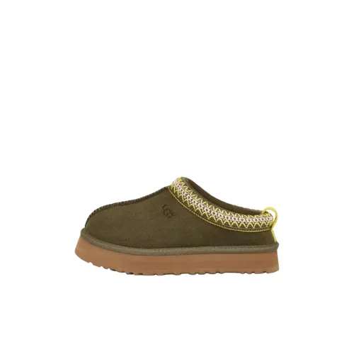 UGG Tazz Slip Resistant Abrasion Resistant Низкий Топ Kids Lifestyle Shoes Темно-зеленый Детский