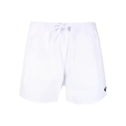 EMPORIO ARMANI Пляжные шорты Мужские Белые