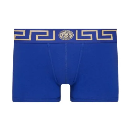 VERSACE Boxers 1 Pack Men's Blue Gold Color