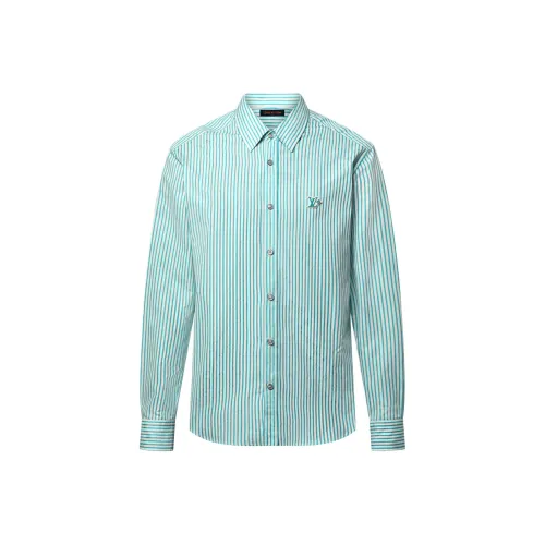 LOUIS VUITTON FW25 Рубашка Мужская Зеленая