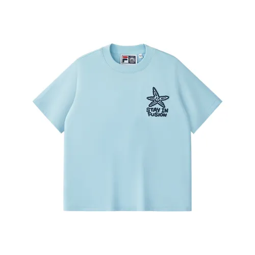 FILA FUSION X MR.DOODLE T-рубашка Женская Deliber Синий LB