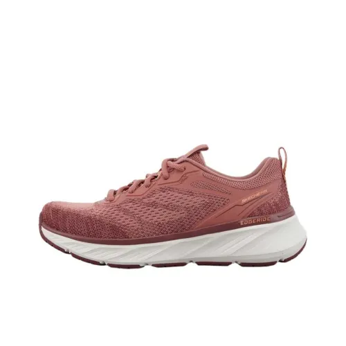 Skechers Edgeride Low Топ Повседневная обувь Женская Красная Коричневая