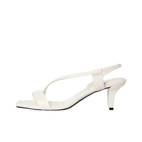 CALVIN KLEIN One Ремень Сандалии 5,5 см Женские Белые