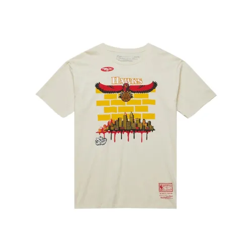 MITCHELL NESS x Tats Cru City T-Shirt Мужской Кремовый