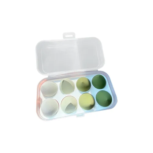 Pleasant Language Сухой и влажный для использования Combo Set с Горлянка и коробка губка для макияжа слой 8 шт