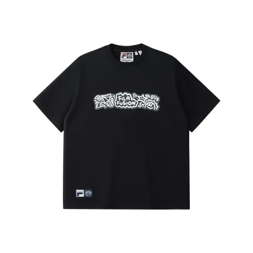 FILA FUSION X MR.DOODLE Футболка Унисекс Черная