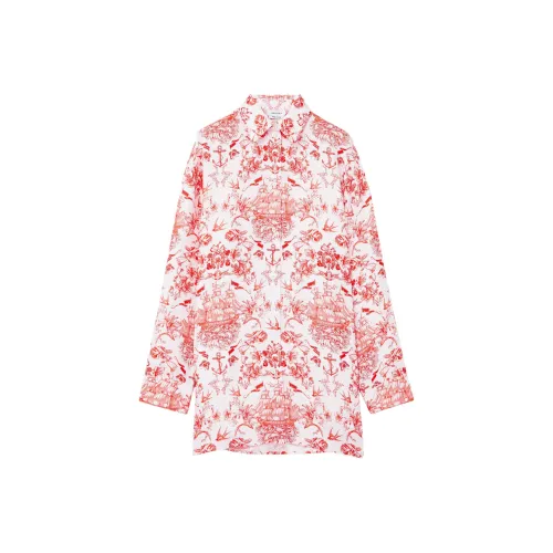 Alexander McQueen Рубашка Женская Розовая