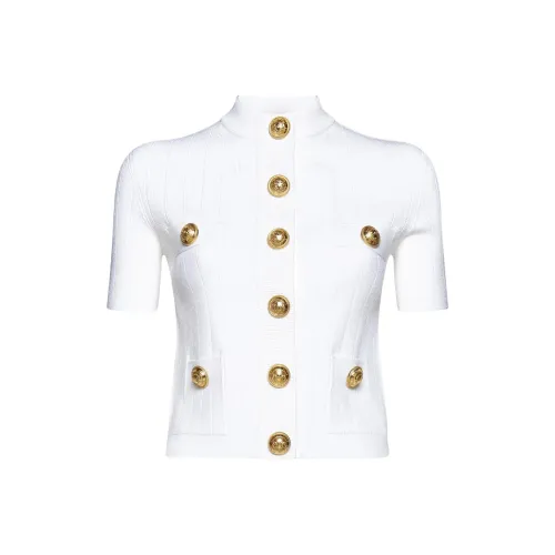 BALMAIN Белые Женские Свитеры