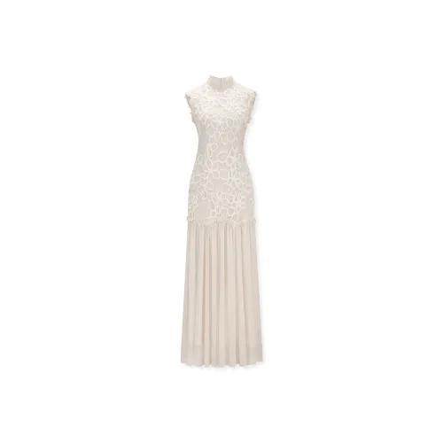 SONDR Белое Женское Платье без рукавов