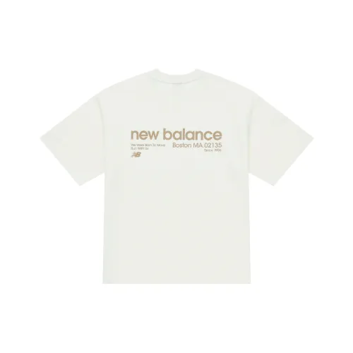 New Balance Sports Life Collection SS25 T Рубашка Мужская Айвори Белый