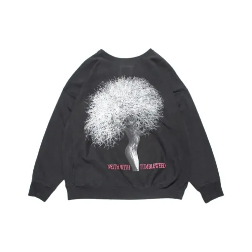 Bowwow SS25 【Арочный Wow HERB RITTS Коллекция】NEITH с Перекати-поле Свитшот Унисекс