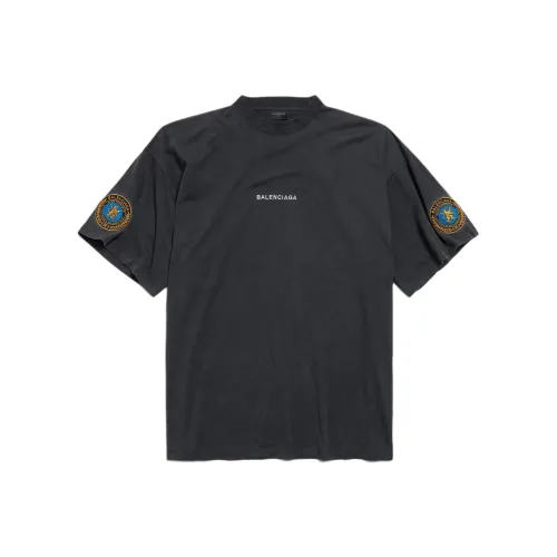 Balenciaga T-Shirt Loose Fit Men's Black