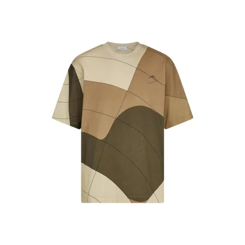 FERRAGAMO SS25 T Рубашка Мужская Камень Цвет