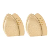 Бежевый, заостренный носок, 2 штуки