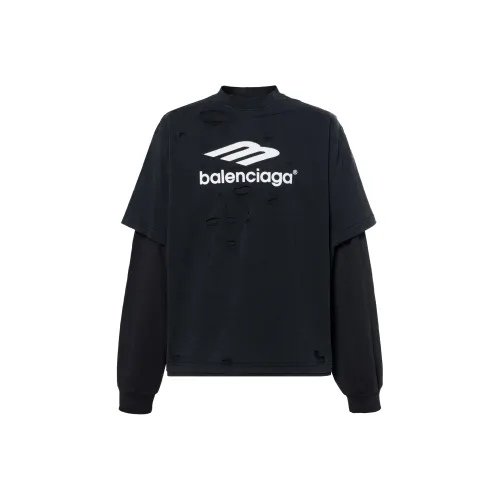 Balenciaga SS25 T-Shirt Regular Fit Men's Black