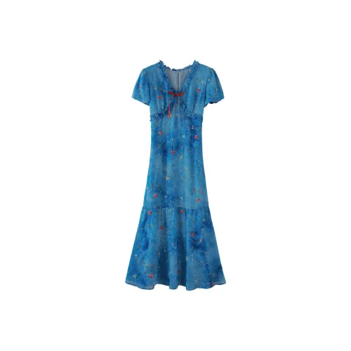 ZUKIZUKI Короткое платье с короткими рукавами женское