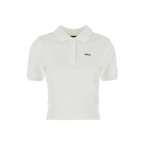A.P.C Белое Женское Поло