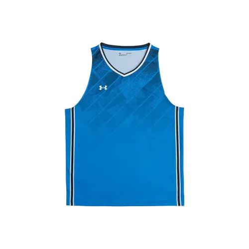Under Armour Топ без рукавов Мужской Синий