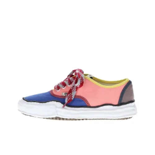 MIHARA YASUHIRO Baker Low Топ Кеды Мужской Розово-синий