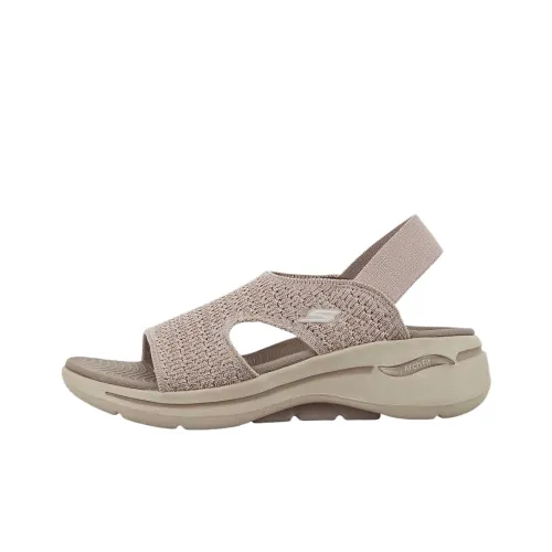 Skechers Go Walk Arch Fit Пляжные сандалии Женские Бежевые