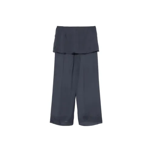 Paloma Шерсть Повседневные Брюки Женские Морской Синий