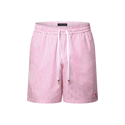 LOUIS VUITTON Повседневные шорты Мужские Фуксия