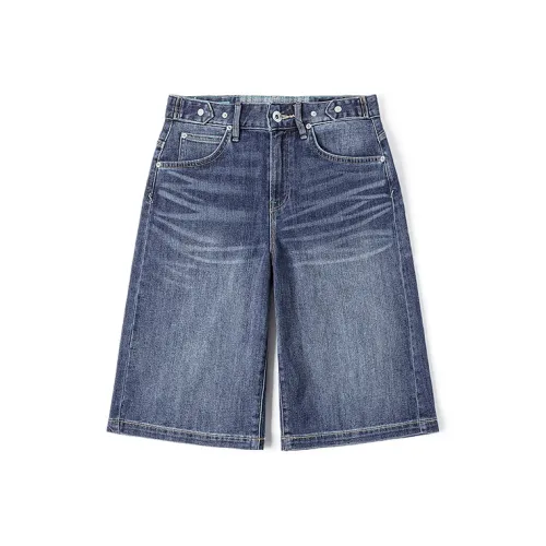 Lee Средне-голубые Женские Джинсовые Шорты