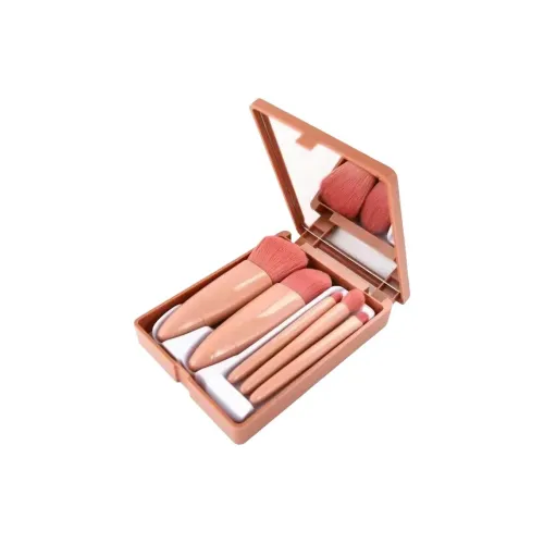 MAQINA Розовый Бобовая паста Футляр для очков Кисть для макияжа Набор Мягкий и Дружественный к коже