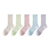 5 пачек (хаки - светло-зеленый - светло-розовый - фиолетовый - серый - светло-синий)