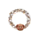 Радужная повязка для волос "Собака" [Кофе]