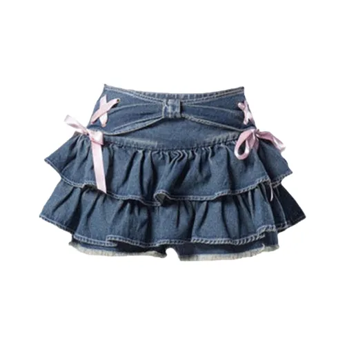 Gentle Welcome Джинсовые короткие юбки Женские