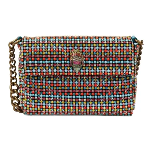 Kurt Geiger London Rhinestone Сумка через плечо Женская Красная и Многоцветная