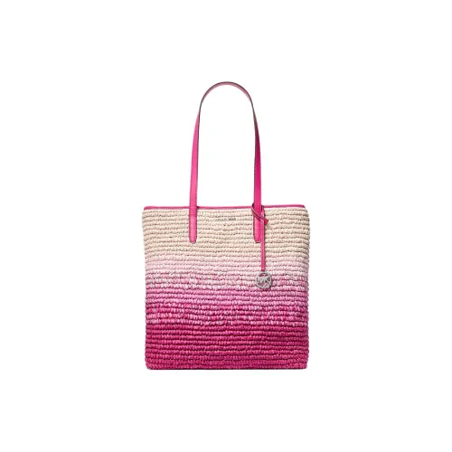 MICHAEL KORS Соломенная плетеная сумка-тоут сумка для покупок сумка на одно плечо большая женская сумка с принтом драконьего фрукта