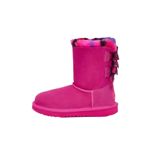 UGG Противоскользящие Устойчивые к истиранию Детские ботинки Малыш Розовый