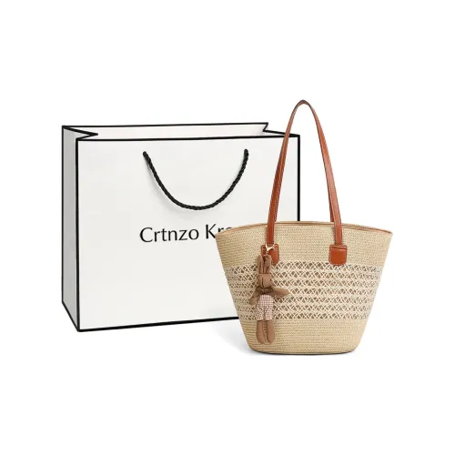 Crtnzo Kroez Сумка через плечо Стандартная Женская Бежевая