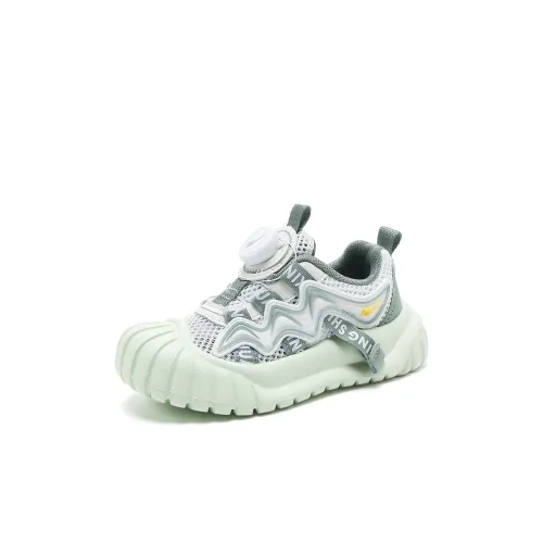 Binary Slip-resistant Abrasion-resistant Breathable Low-top Casual Jelly Green Baby