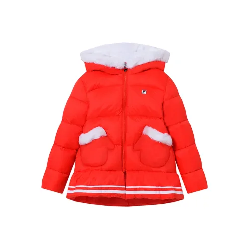 FILA KIDS Пуховик Classic Lifestyle Огненно-красный для детей 3-7 лет