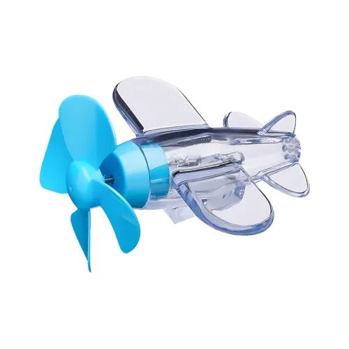 Abay Wind Energy Маленький Самолет Wind Turbine LED Глянцевое покрытие Цветная подсветка Игрушки