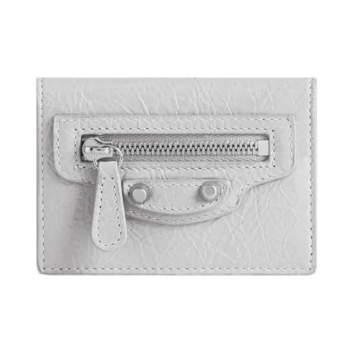 Balenciaga Le City Lambskin Wallet Mini Women's Light Gray Баленсиага Le City Кошелек из овечьей кожи Mini Женский Светло-серый
