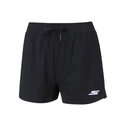 Skechers Черные BLAK Женские Спортивные Шорты