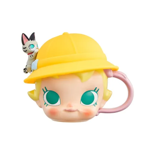 POP MART Коллаборация Edición Детский Molly Fun Collection Большая Голова Керамическая Чашка Trend-Based Продукты