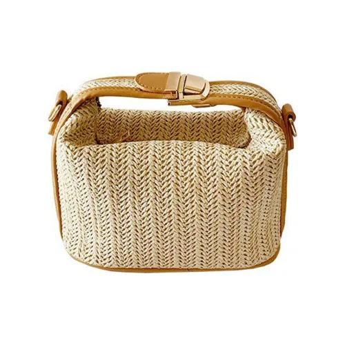 DALO Плетеная сумка через плечо сумка обычная женская абрикос коричневый